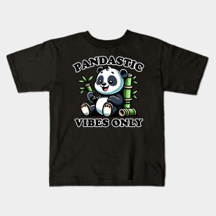 Pandastic Joy: Blissful Bamboo Kids T-Shirt